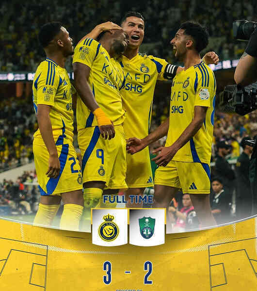 Al Nassr của Ronaldo thắng kịch tính dù chơi thiếu người cả hiệp 2