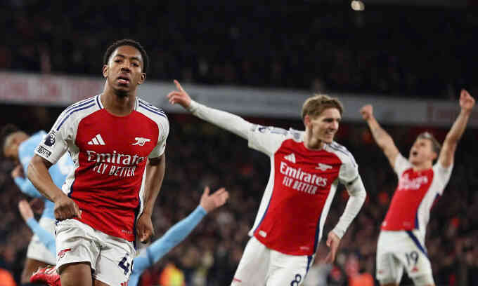 Arsenal lên số một châu Âu theo Elo bóng đá