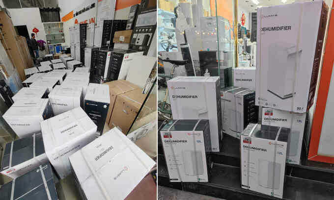 Đổ xô mua máy hút ẩm