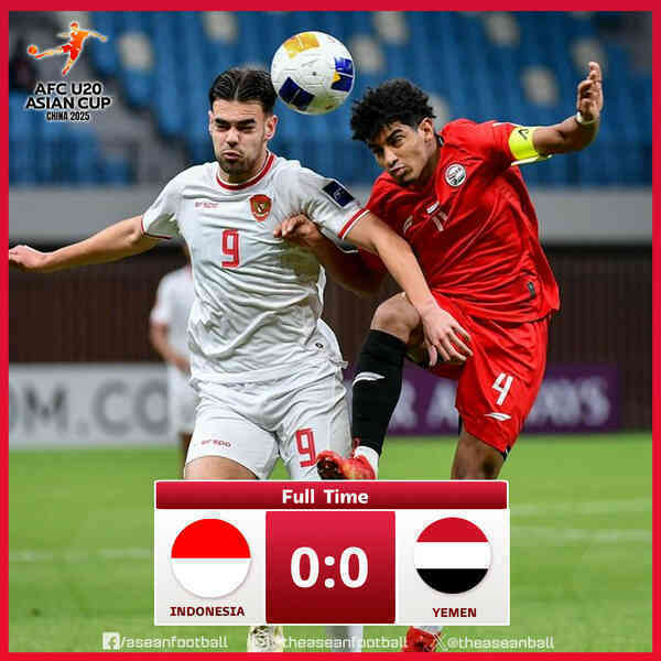 U20 Indonesia may mắn giành điểm ở trận chia tay giải châu Á