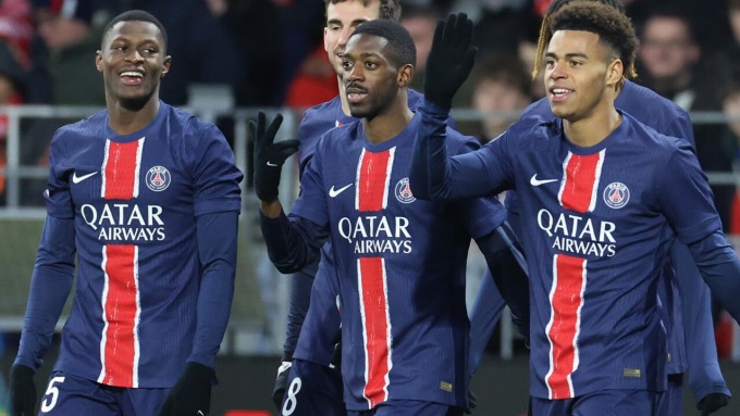 Dembele lập hai hattrick liên tiếp cho PSG