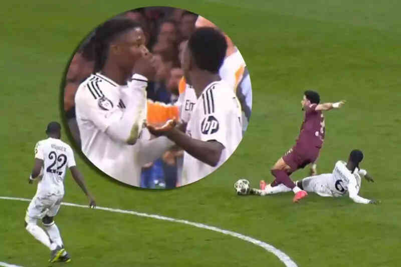 Vinicius nổi đóa với đồng đội dù Real Madrid loại đẹp Man City