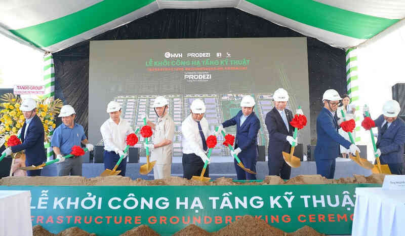 Khởi công khu công nghiệp sinh thái Prodezi ở Long An