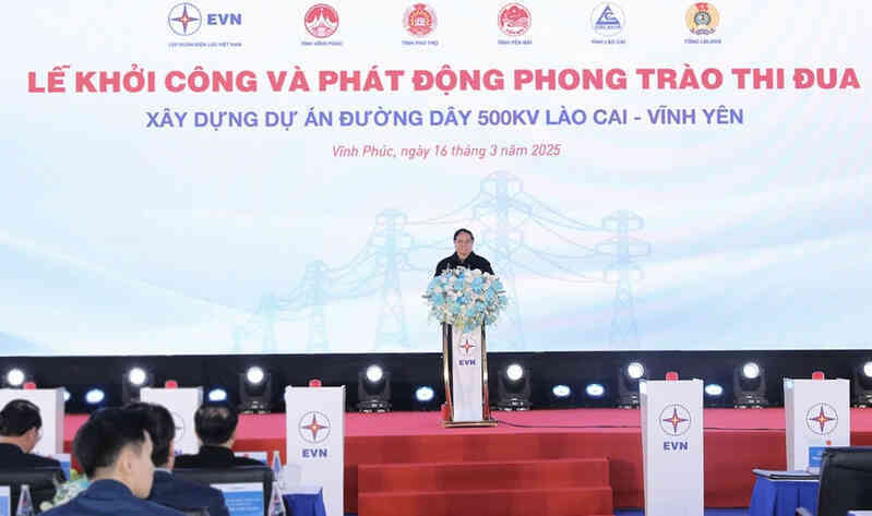 Thủ tướng: Đường dây 500kV Lào Cai - Vĩnh Yên hoàn thành chậm nhất ngày 31/8