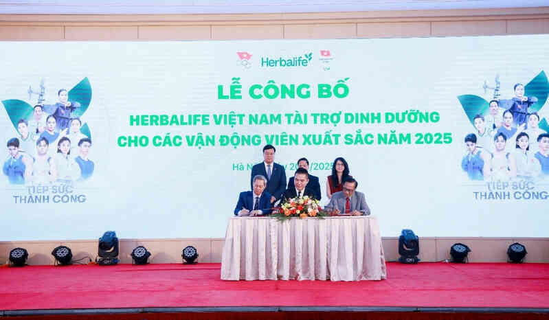 Herbalife Việt Nam tài trợ sản phẩm dinh dưỡng cho các VĐV xuất sắc