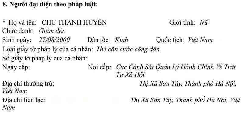 Hé lộ về công ty của vợ Quang Hải thành lập