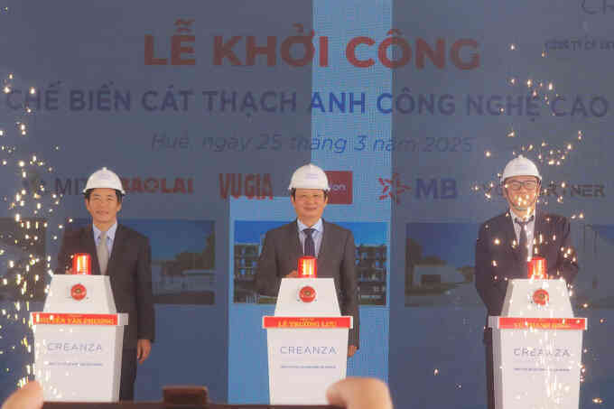 Huế sắp có hai nhà máy nghìn tỷ đồng chế biến sản phẩm từ cát