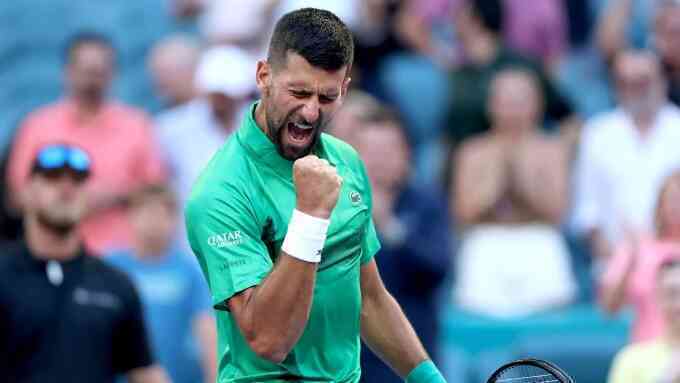 Djokovic đấu tài năng tuổi teen ở chung kết Miami Mở rộng