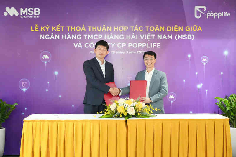 MSB hợp tác với Popplife nâng cao chất lượng chăm sóc khách hàng
