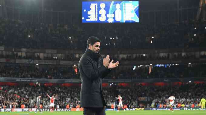 Arteta: 