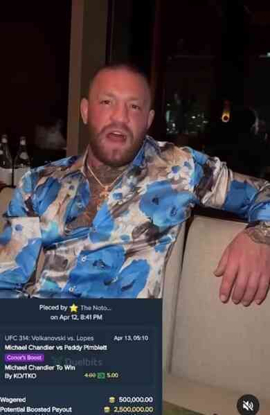 McGregor mất 500.000 USD vì thất bại của Chandler