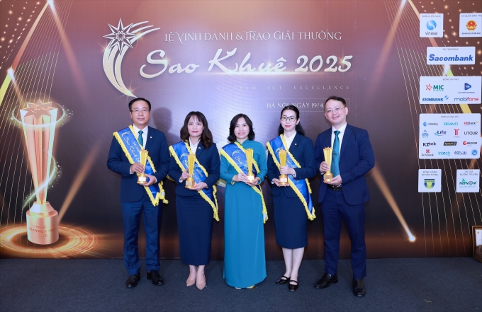 7 sản phẩm công nghệ BIDV đạt giải Sao Khuê 2025