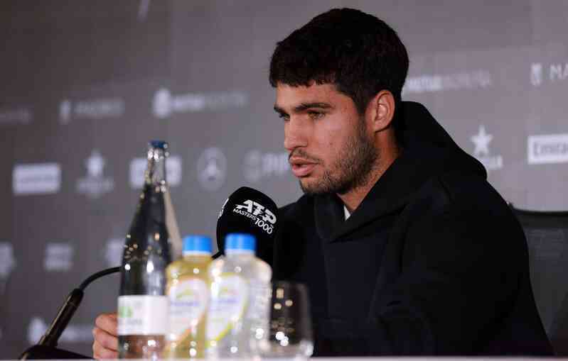 Carlos Alcaraz bất ngờ rút lui khỏi Madrid Open