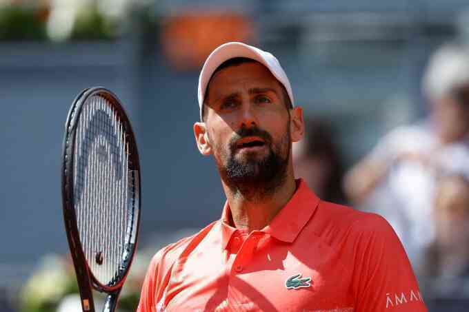 Djokovic thua trận ra quân Madrid Mở rộng 2025