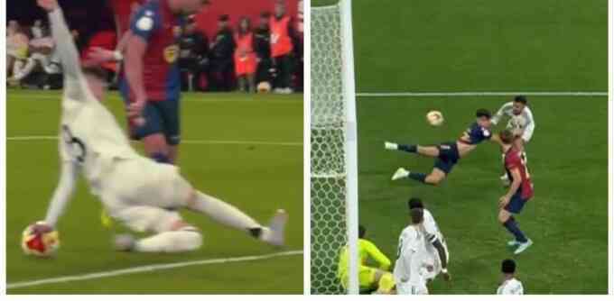 Trọng tài bỏ qua bốn quả phạt đền của Barca