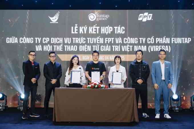 VIRESA, FPT Online và Funtap hợp tác phát triển thể thao điện tử thành tích cao