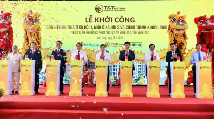 T&T Group khởi công hai công trình nhà ở xã hội tại Vĩnh Long