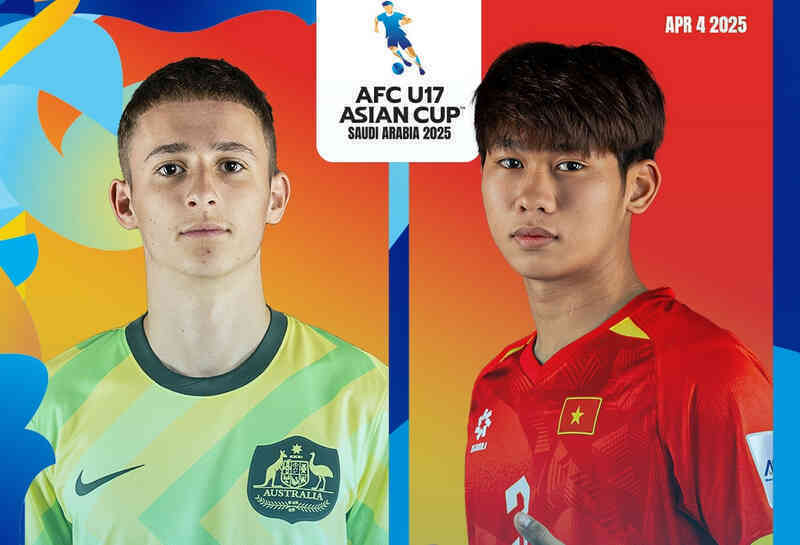 Link xem trực tiếp U17 Việt Nam vs U17 Australia: VCK U17 châu Á 2025