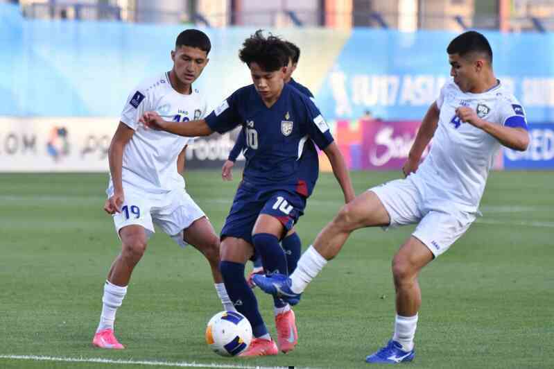 Thua đậm Uzbekistan, U17 Thái Lan có nguy cơ sớm vỡ mộng tại giải châu Á