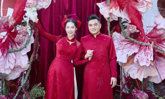 Lễ dạm ngõ của hoa hậu Nông Thúy Hằng