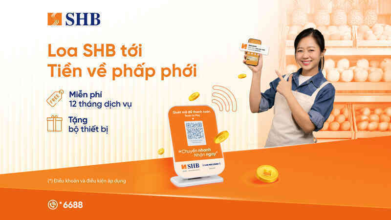 SHB ra mắt dịch vụ loa thanh toán