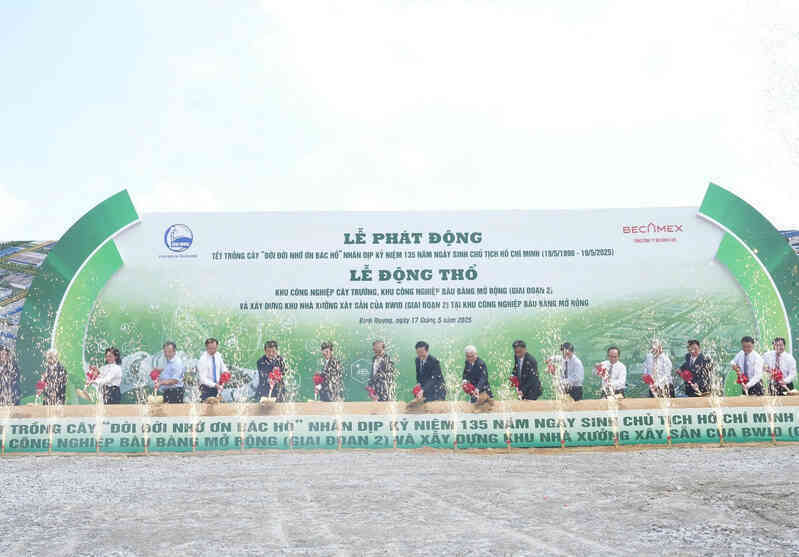 Bình Dương khởi công 2 khu công nghiệp xanh, chuẩn bị đón `đại bàng`