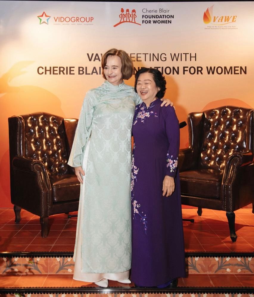 Hiệp hội Nữ Doanh nhân Việt Nam (VAWE) gặp gỡ đại diện Quỹ Cherie Blair