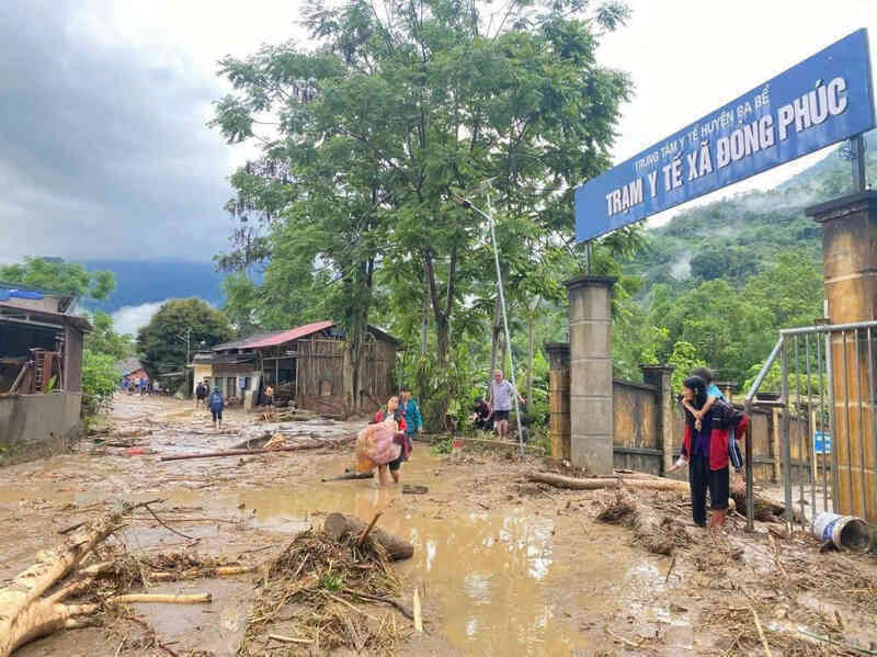 Hiện trường ngổn ngang sau trận lũ quét làm 4 người tử vong ở Bắc Kạn