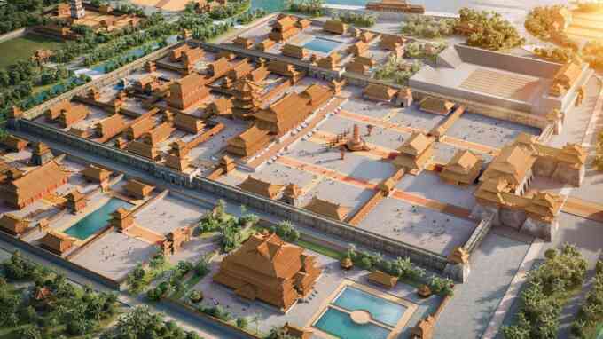 Quần thể tái hiện Hoàng thành Thăng Long tại Sun Mega City