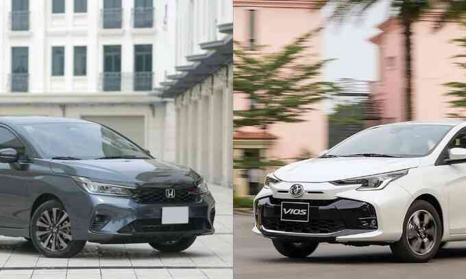 Doanh số Honda City dần bắt kịp Toyota Vios