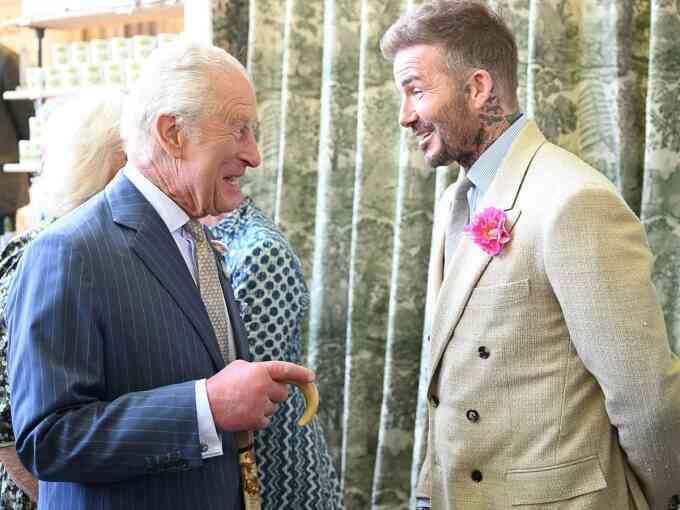 David Beckham hội ngộ Vua Charles III