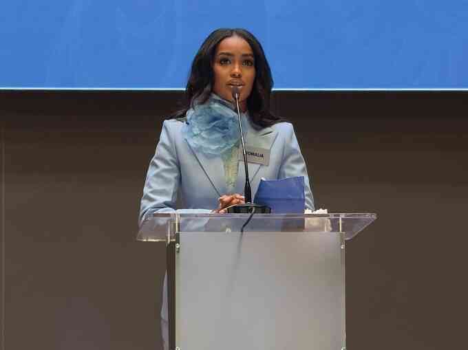 Bài thuyết trình lay động của hoa hậu Somalia tại Miss World