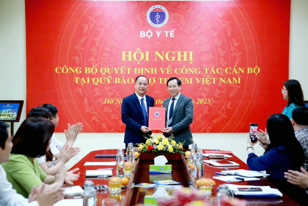 Bộ Y tế bổ nhiệm lãnh đạo Quỹ Bảo trợ trẻ em Việt Nam