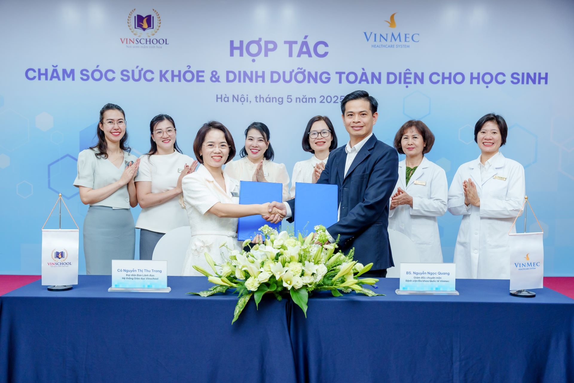 Vinschool và Vinmec hợp tác nâng chuẩn chăm sóc sức khỏe mầm non