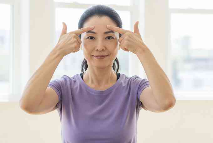 5 bài tập yoga mặt giảm nếp nhăn