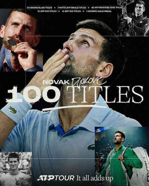 Djokovic giành danh hiệu ATP thứ 100 sau trận chung kết nghẹt thở