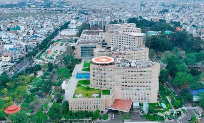 Bệnh viện đầu tiên ở Việt Nam có hai bãi đáp trực thăng