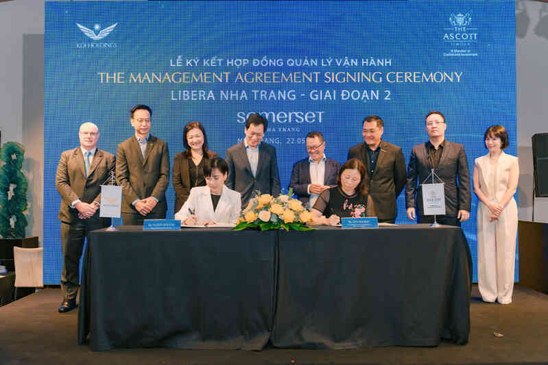KDI Holding ‘bắt tay’ The Ascott Limited quản lý vận hành Somerset Nha Trang