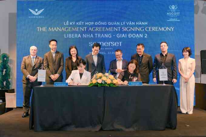 KDI Holdings bắt tay The Ascott Limited quản lý vận hành Somerset Nha Trang