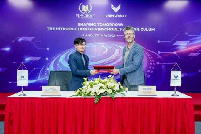 VinSchool đào tạo AI từ bậc mầm non
