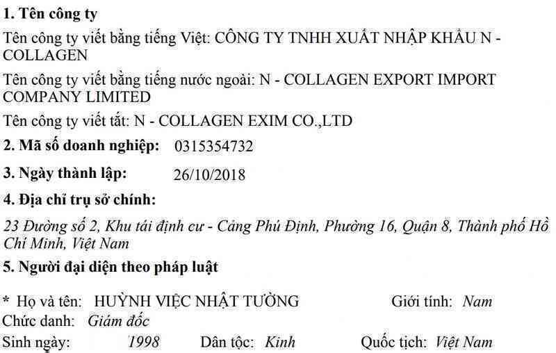 Ai đứng sau công ty bán sản phẩm giảm cân do "Ngân Collagen" quảng cáo?