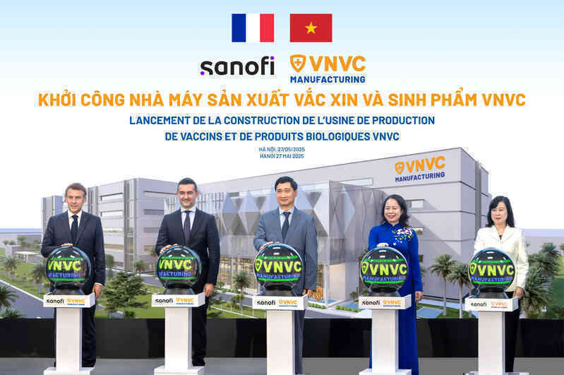 Khởi công Nhà máy Vắc xin và Sinh phẩm VNVC 2.000 tỷ đồng