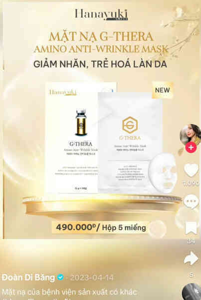 Thu hồi thêm lô mặt nạ Đoàn Di Băng quảng cáo, tiếp tục làm rõ 2 sản phẩm khác