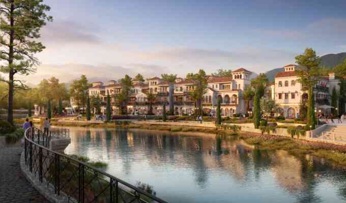 Valley Town tái hiện phong cách Địa Trung Hải giữa lòng thung lũng