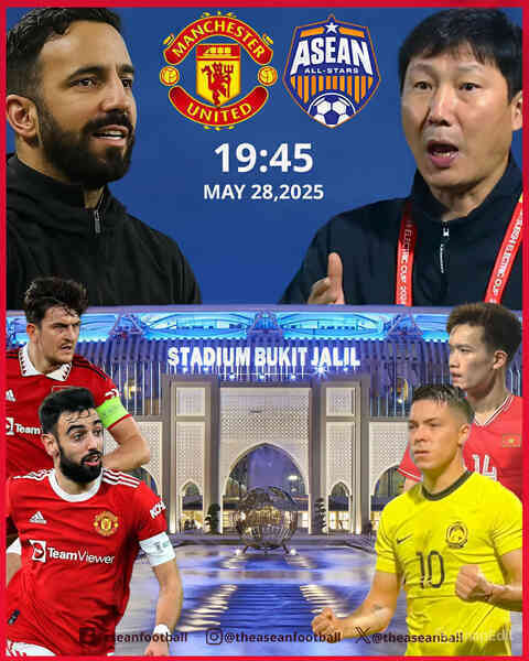 Link xem trực tiếp ASEAN All Stars vs MU, 19h45 hôm nay 28/5