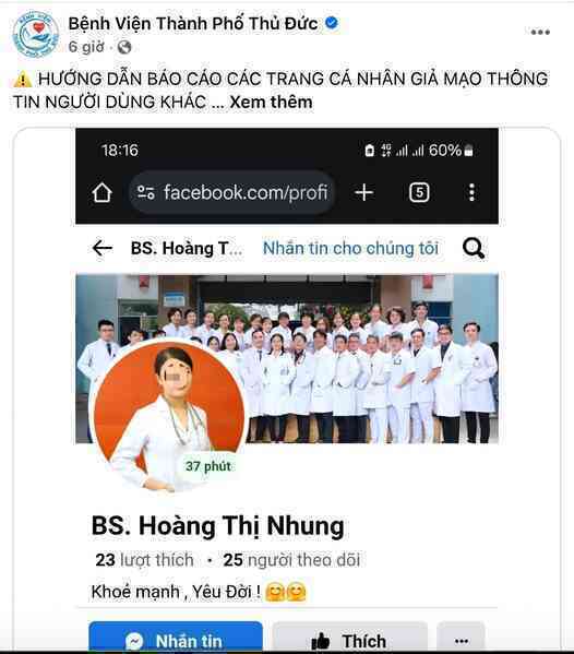 Bệnh viện ở TPHCM cảnh báo khẩn cấp về "bác sĩ Hoàng Thị Nhung"
