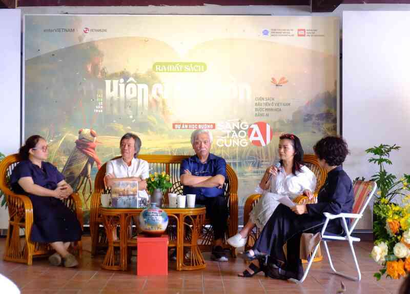 Cuốn sách "Hiệp sĩ Dế Mèn"được minh họa hoàn toàn bằng AI
