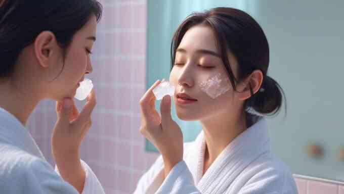 Lợi ích khi chườm đá lạnh lên mặt