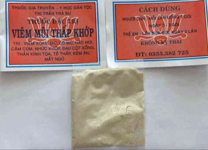 Chất cấm giấu trong 