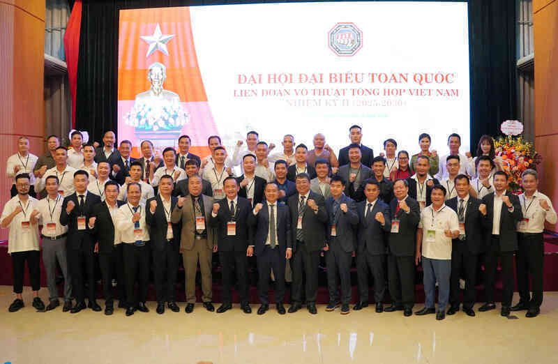 Ông Ngô Đức Quỳnh tái cử Chủ tịch LĐ Võ thuật tổng hợp Việt Nam